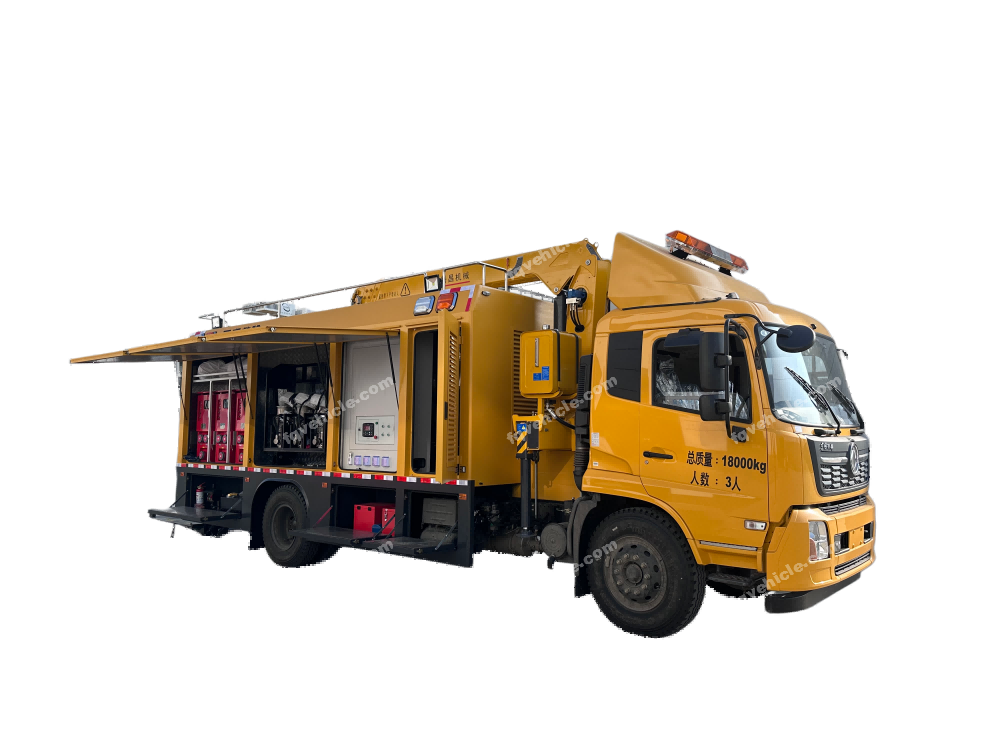 Fengqi rescue vehicle right-front view
