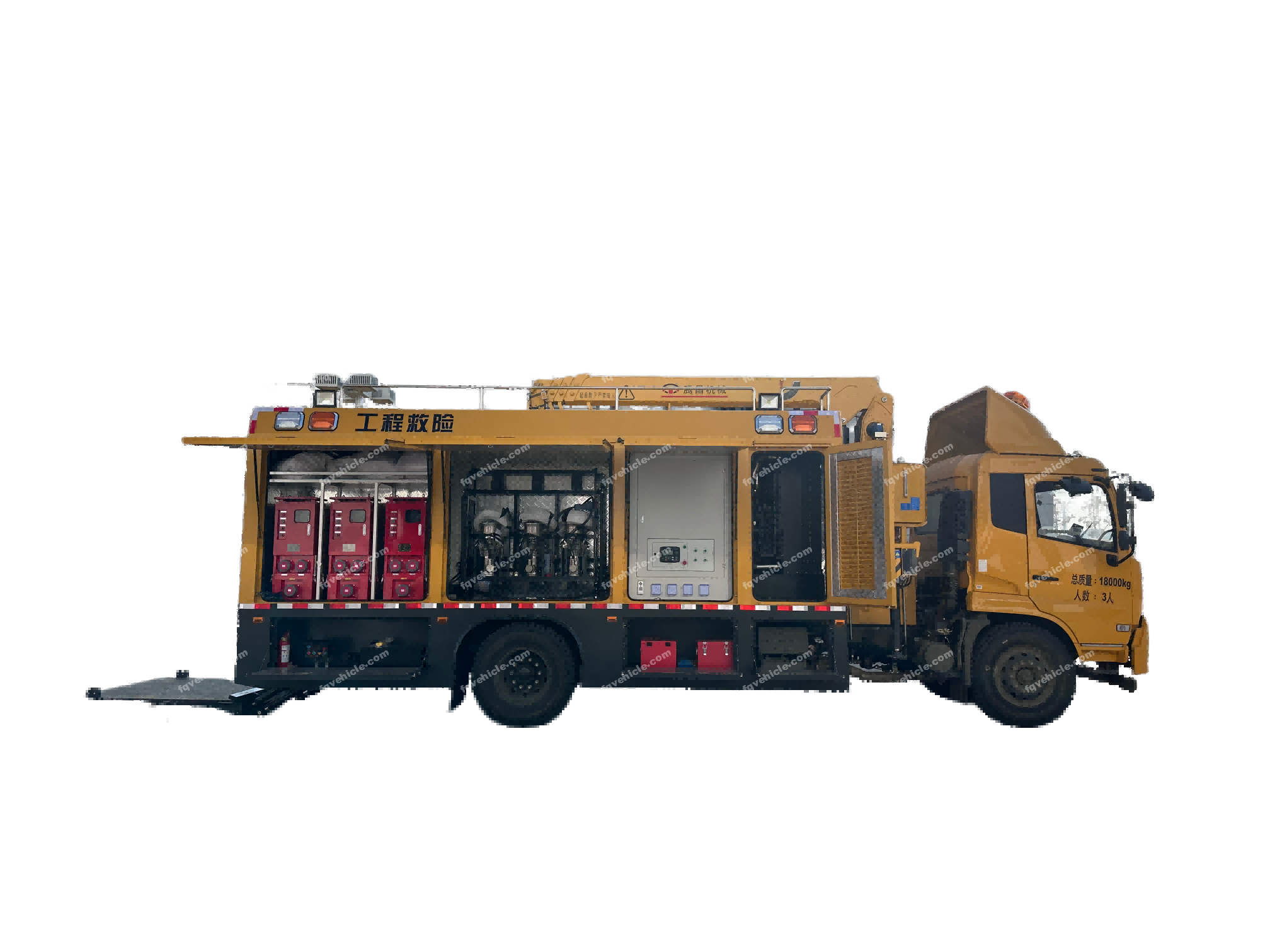 Fengqi rescue vehicle right view