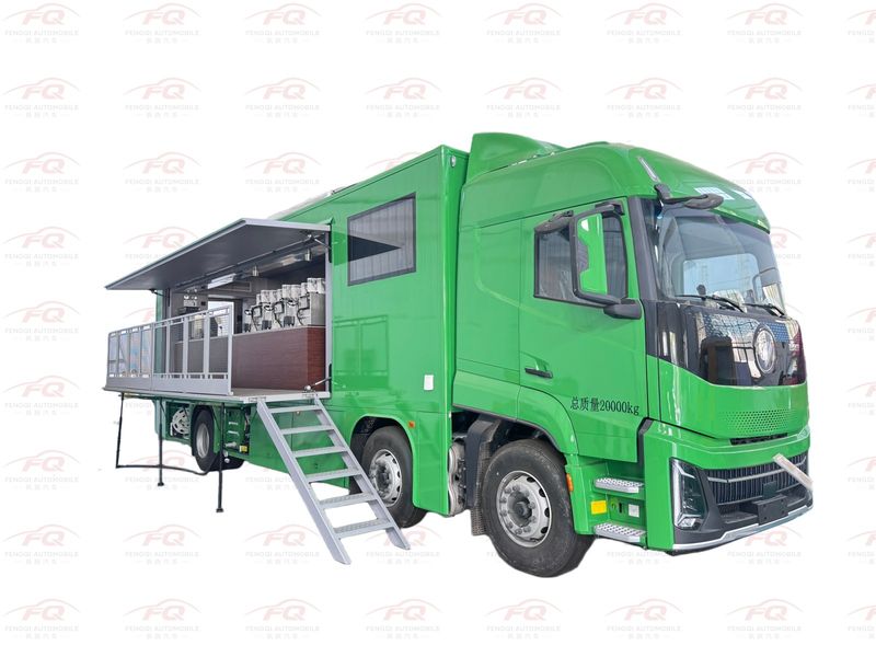 Foton Auman Galaxy 8×4 Large Shelter Kitchen Truck | Heavy-Duty Field Catering Vehicle