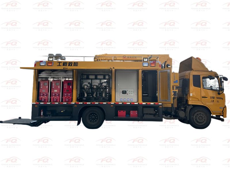 Dongfeng Tianjin 18-Ton Rescue Vehicle | Heavy-Duty Emergency Recovery Truck