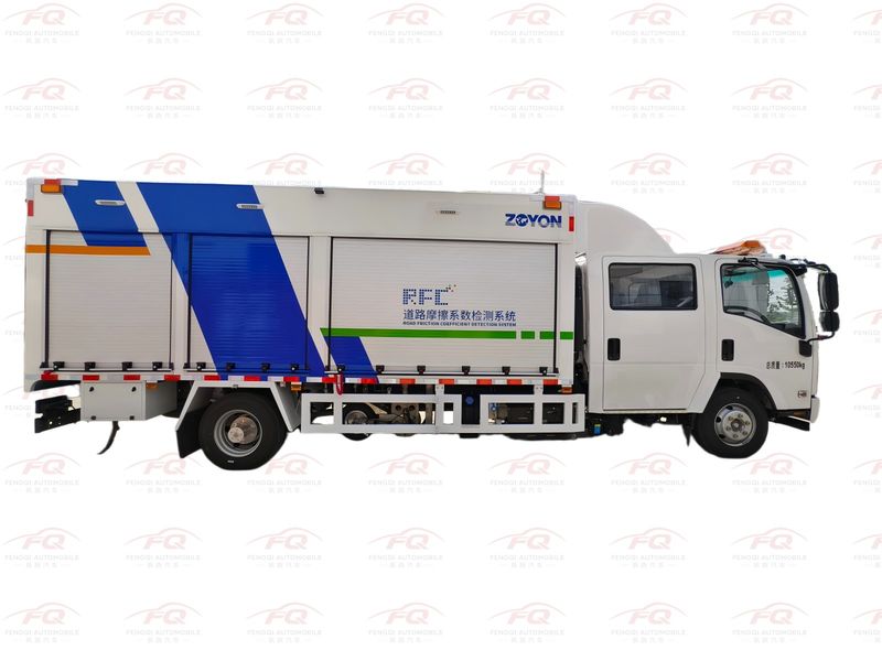 Qingling Isuzu Road Friction Testing Vehicle | Pavement Skid Resistance Inspection Truck