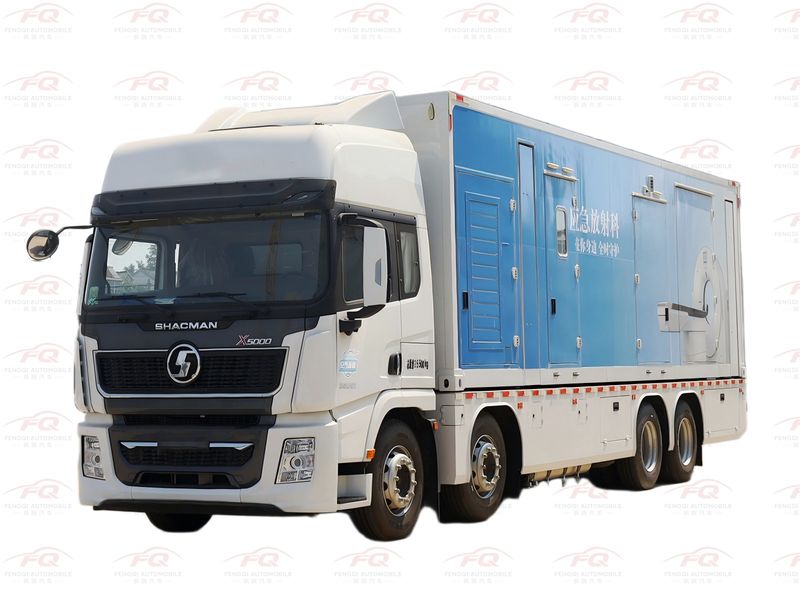 SHACMAN 8×4 Mobile Medical Laboratory Truck | Expandable CT & Nucleic Acid Testing Vehicle