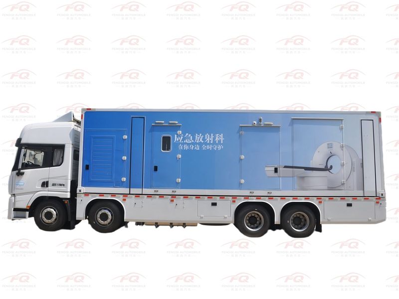 SHACMAN 8×4 Mobile Medical Laboratory Truck | Expandable CT & Nucleic Acid Testing Vehicle