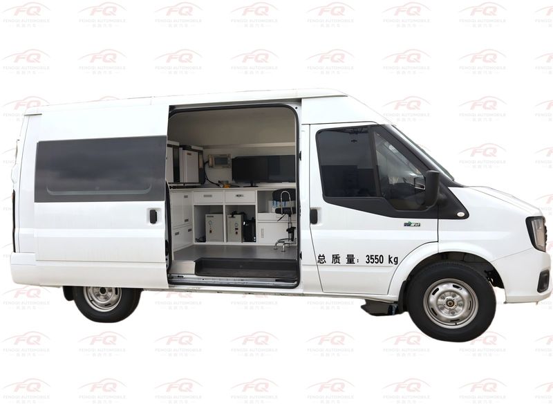 JMC Fushun Coal Mine Gas Detection Vehicle | 3.55t Mobile Chromatography Gas Analyzer Truck with Explosion-Proof Sampling