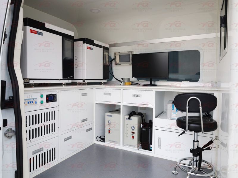 JMC Fushun Coal Mine Gas Detection Vehicle | 3.55t Mobile Chromatography Gas Analyzer Truck with Explosion-Proof Sampling