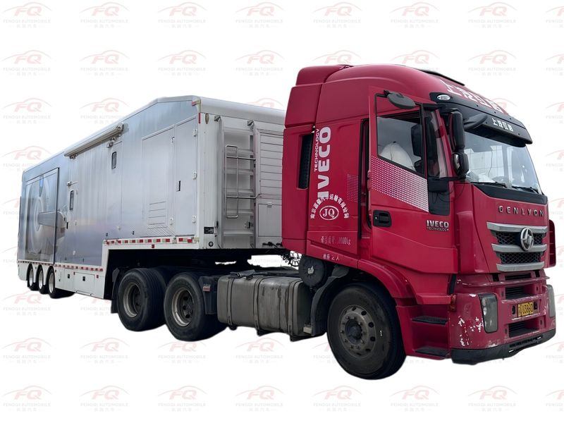 SHACMAN Delong 8x4 Mobile Industrial CT Inspection Shelter | 29t Expandable NDT & X-Ray CT Laboratory