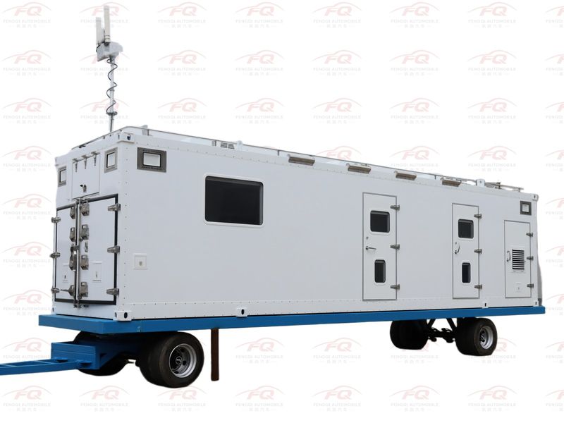 Trailer-Mounted Mobile Oilfield Work Cabin | 20ft Expandable Explosion-Proof Petroleum Operations Shelter